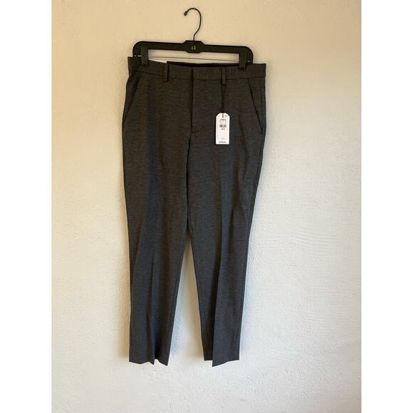 Express Man Extra Slim Charcoal Gray Knit Dress Pant, Size 30/32 - Picture 5 of 12